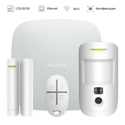 Комплект беспроводной сигнализации Ajax StarterKit Cam Plus