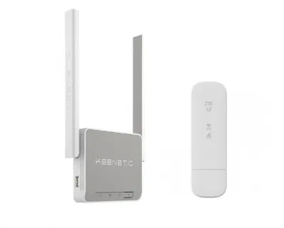 Комплект беспроводного 4G интернета KEENETIC 