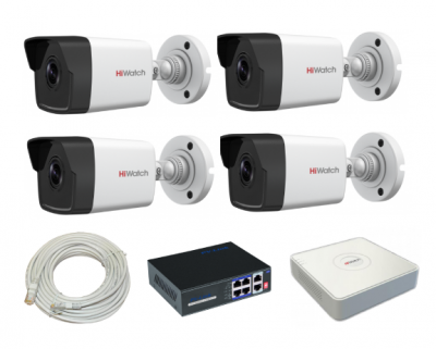 Комплект IP видеонаблюдения для дома